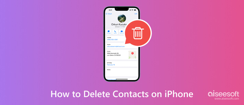 Jak vymazat kontakty na iPhone