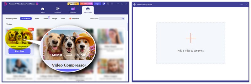 Add Video in Video Compressor Tool