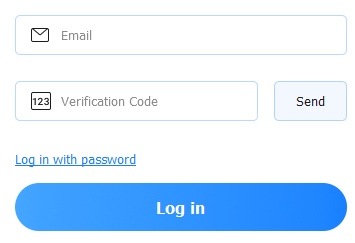Log in with Purchase Email and Verification Code