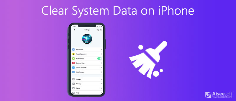 Vymažte systémová data na iPhone