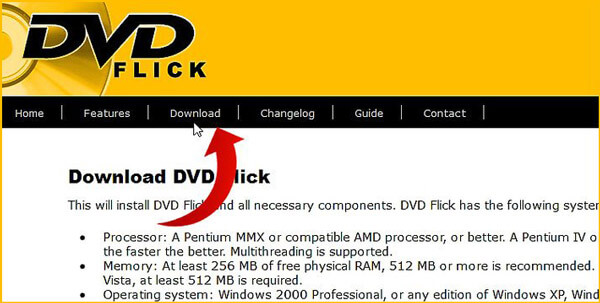 Stažení DVD rychlým pohybem