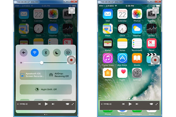 Bekijk en neem iPhone op met iOS Screen Recorder