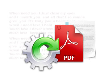 New PDF Setting