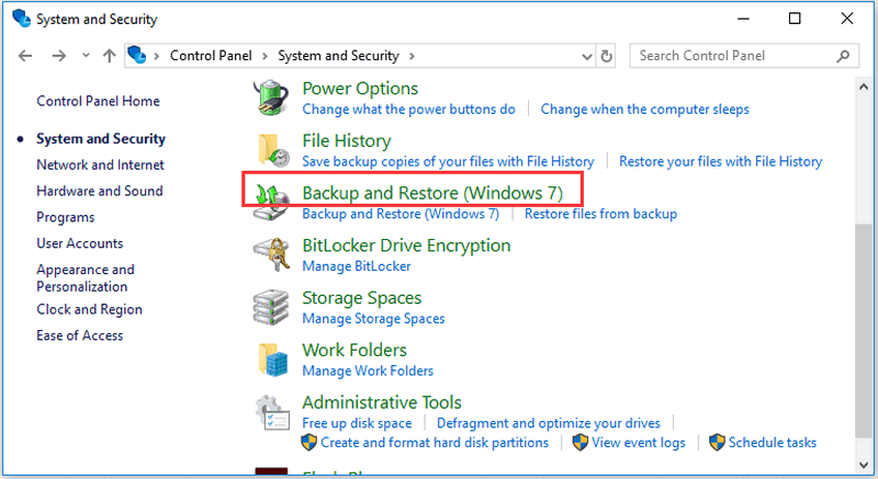 Backup And Restore Windows 7