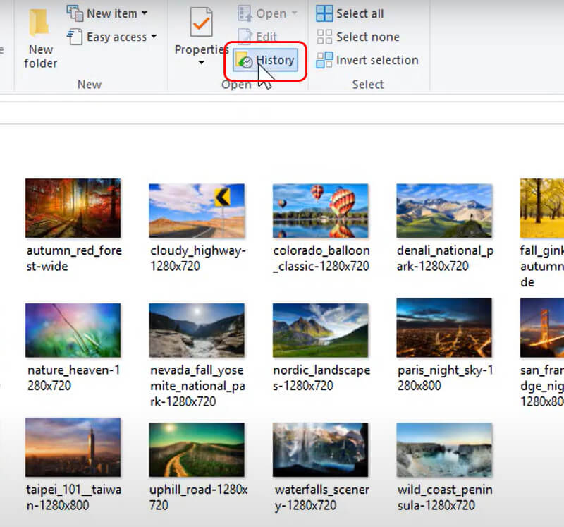 Click History