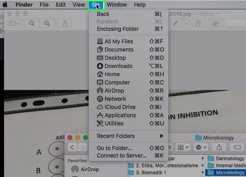 Запустить Finder на Mac