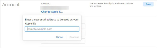 iCloud-e-mailaccount