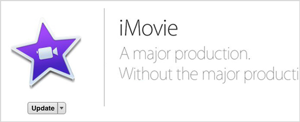 Обновить версию iMovie