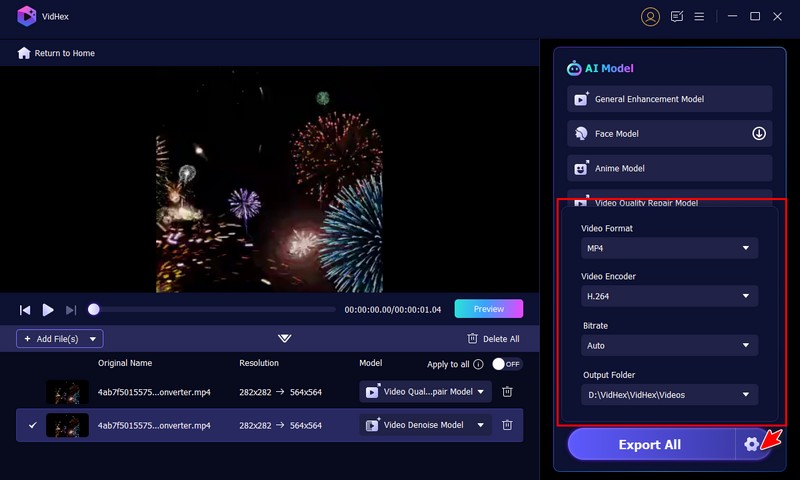 Customize Video Settings