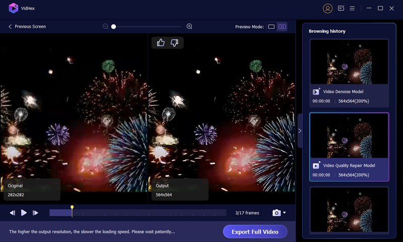 Preview And Compare The Result