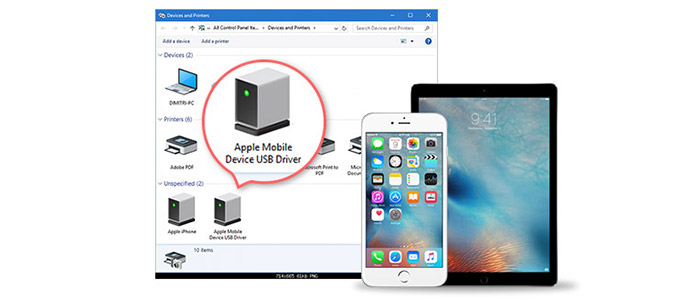Az Apple Mobile Device USB meghajtó