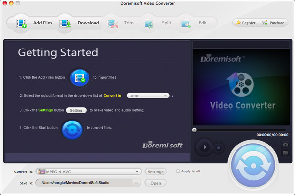 Doremisoft Flip Video Converter для Mac