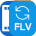 FLV Converter για λογότυπο Mac