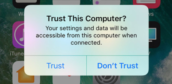 iOS Trust This Computer
