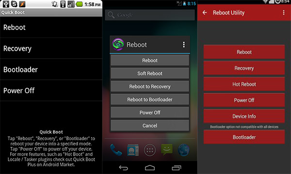 Aplikacja Android Reboot