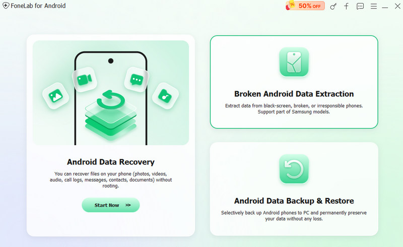 Fonelab For Android Interface