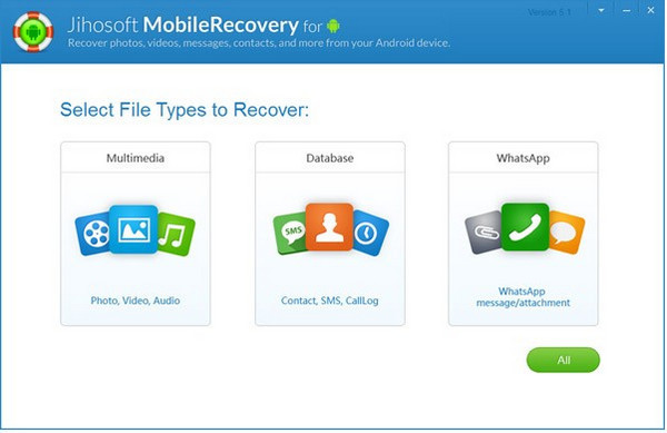 照片恢复工具-Jihosoft Android Phone Recovery