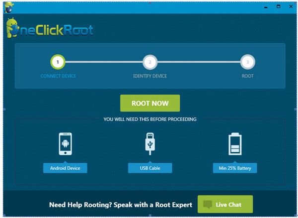 single click root