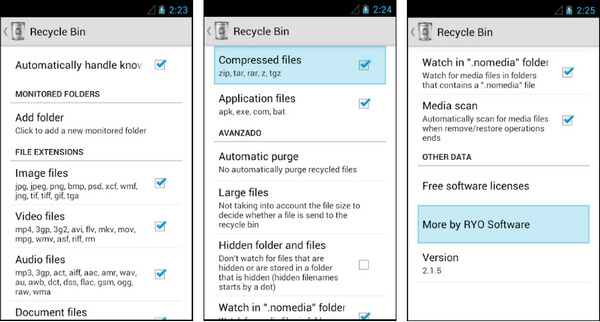 Recycle Bin του Android