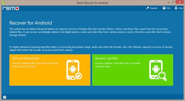 Remo Android için Kurtar