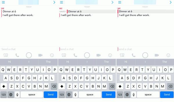Snapchat salva i messaggi
