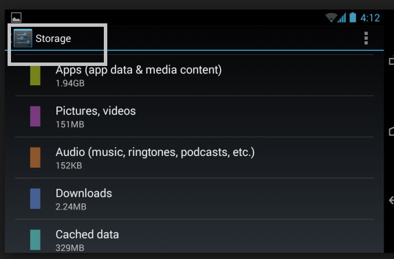 Storage on Android