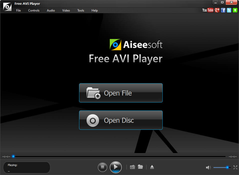 Windows 7 Aiseesoft Free AVI Player 1.0.6 full