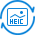 HEIC-konverteringslogotyp