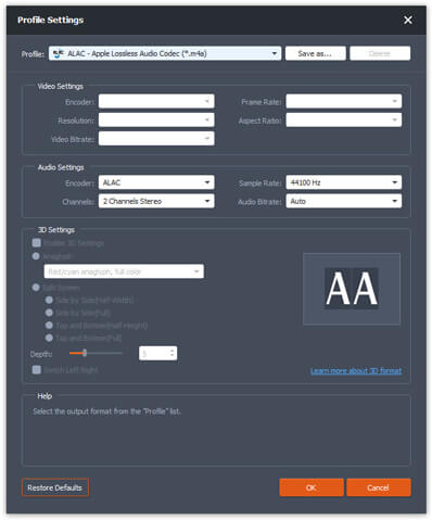 Innstillinger for lydprofil