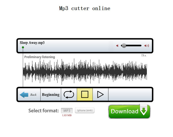 온라인 MP3 커터 및 벨소리 메이커