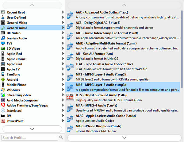 Flac Output Format