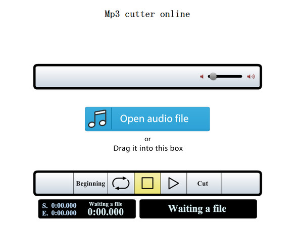 MP3 Cutter e Ringtone Maker online