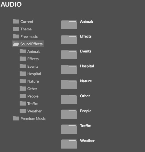 Ustawienia audio w WeVideo