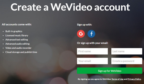 Login WeVideo