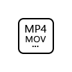 Ubegrenset eksporterte formater