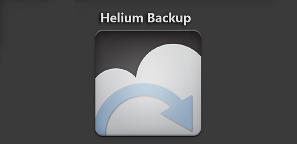 App Helium Backup