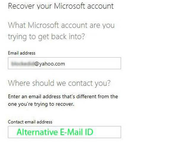 Ανάκτηση λογαριασμού Hotmail