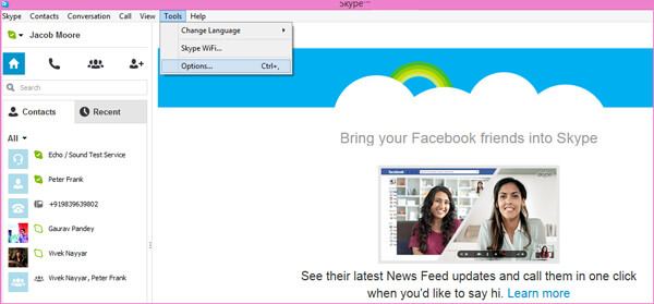 cant find tools for skype cant find tools for skype