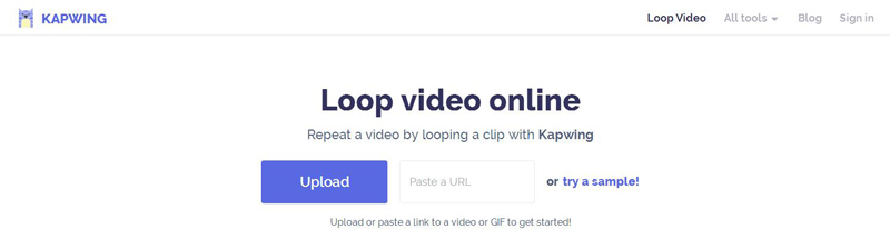 Loop een video online