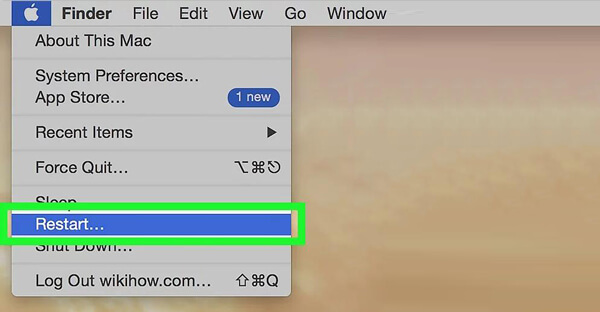 Restart Mac