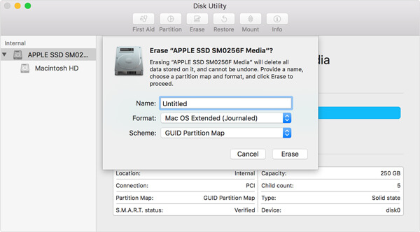 Restore MacBook Pro to Factory Settings for Selling/System Reinstall