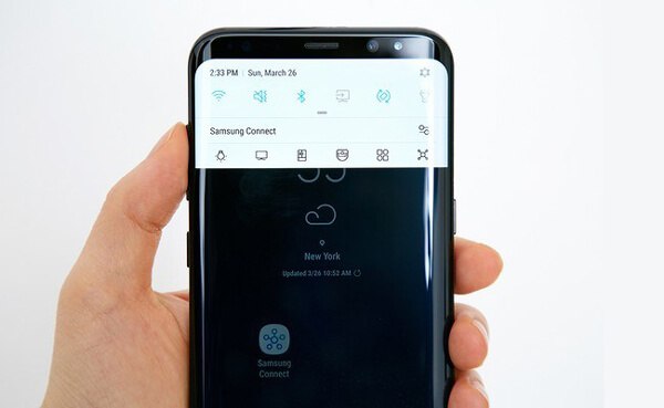 Hvordan ta et skjermbilde på Samsung Galaxy S8