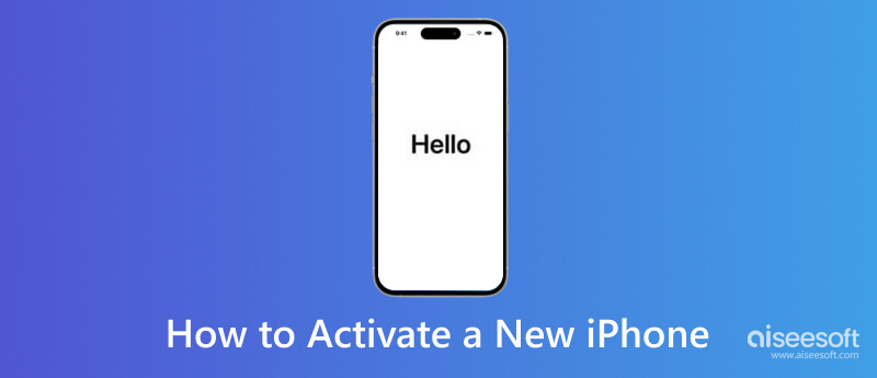 Activeer een nieuwe iPhone