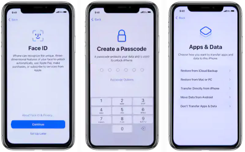 Ορίστε τον κωδικό πρόσβασης Face ID iPhone