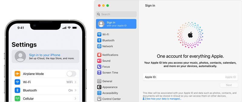 Log in om Apple ID te activeren