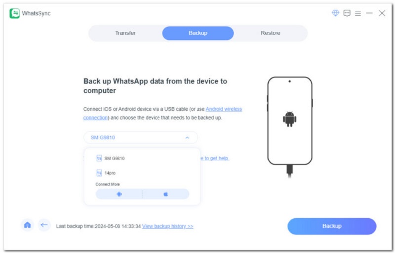 Select Path For Backup