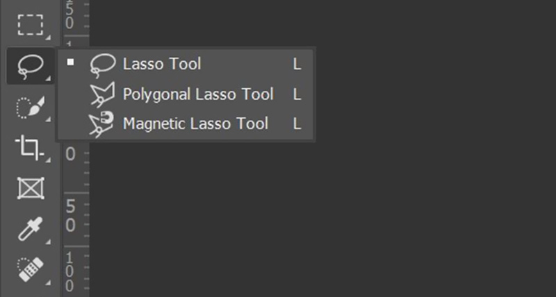 Photoshop Lasso -työkalu