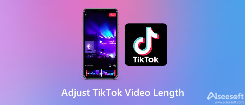 Отрегулируйте длину видео TikTok