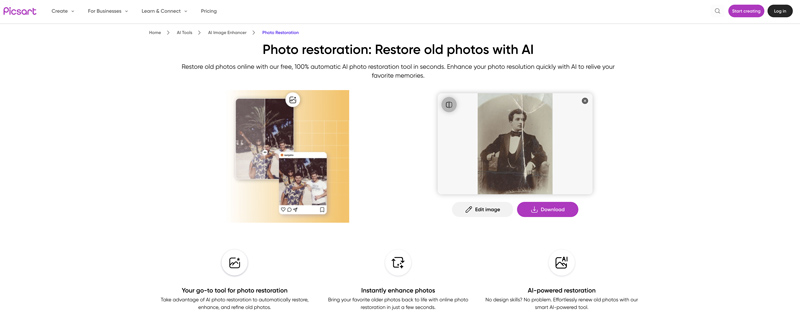 Picsart Ai Photo Restoration Online Free