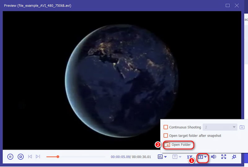 Click Screenshot